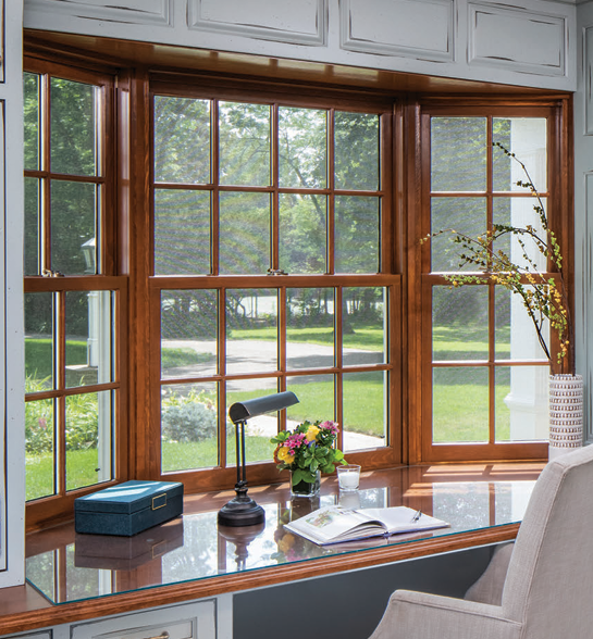 Wood window installation